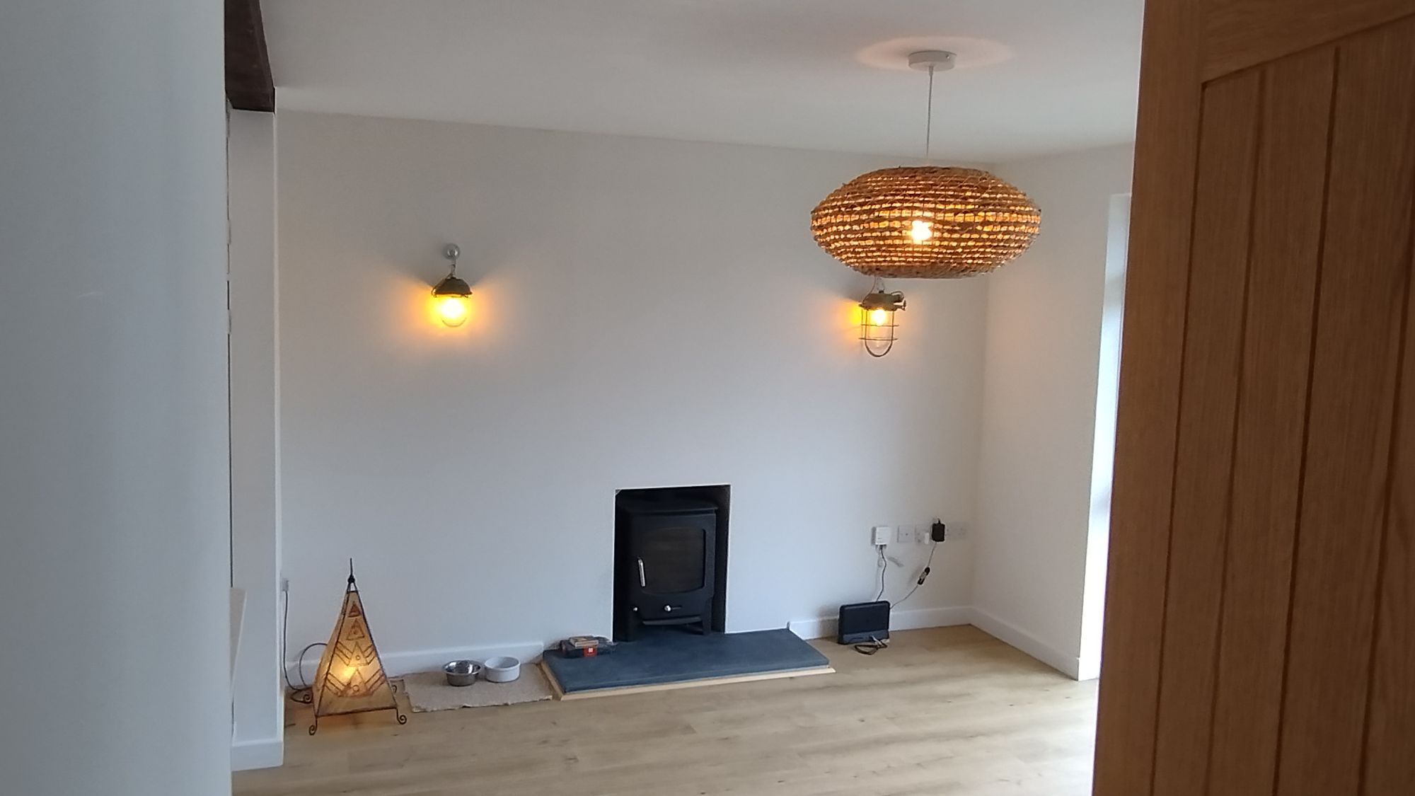 Decorative lighting installed by Appleby Electrical in a Penzance home